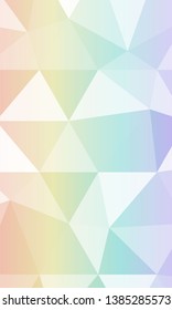 Beautiful polygonal background with gradient color. Vector illustration