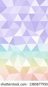 Beautiful polygonal background with gradient color. Vector illustration
