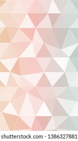 Beautiful polygonal background with gradient color. Vector illustration