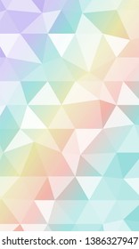 Beautiful polygonal background with gradient color. Vector illustration
