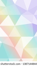 Beautiful polygonal background with gradient color. Vector illustration