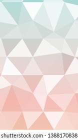 Beautiful polygonal background with gradient color. Vector illustration