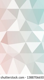 Beautiful polygonal background with gradient color. Vector illustration