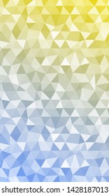 Beautiful polygonal background with gradient color. Vector illustration