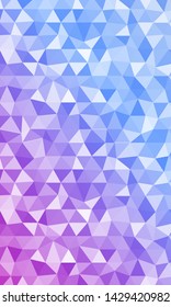 Beautiful polygonal background with gradient color. Vector illustration