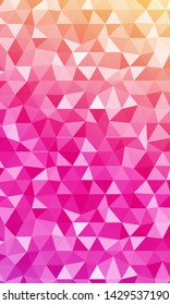 Beautiful polygonal background with gradient color. Vector illustration