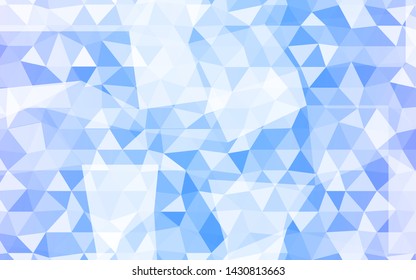 Beautiful polygonal background with gradient color. Vector illustration	 