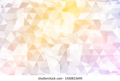 Beautiful polygonal background with gradient color. Vector illustration	 