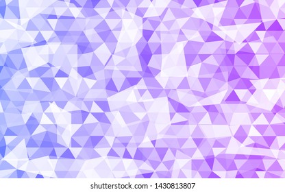 Beautiful polygonal background with gradient color. Vector illustration	 