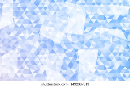 Beautiful polygonal background with gradient color. Vector illustration	