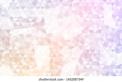Beautiful polygonal background with gradient color. Vector illustration	