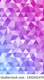 Beautiful polygonal background with gradient color. Vector illustration