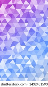 Beautiful polygonal background with gradient color. Vector illustration