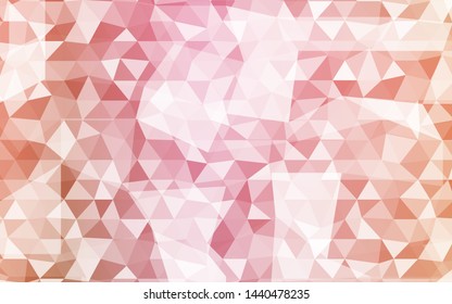 Beautiful polygonal background with gradient color. Vector illustration