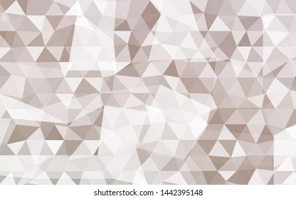 Beautiful polygonal background with gradient color. Vector illustration
