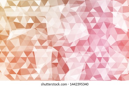 Beautiful polygonal background with gradient color. Vector illustration