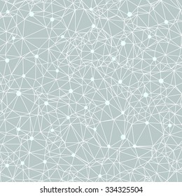 Beautiful polygonal constellation vector illustration of a starry night also good for DNA themes