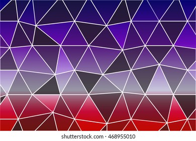 beautiful polygonal mosaic on a color gradient. vector illustration. for design of printed materials, websites, presentations, business ideas