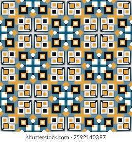 Beautiful polygonal seamless pattern. Vector illustration for print, fabric, cover, packaging, interior decor, blog decoration and other your projects.