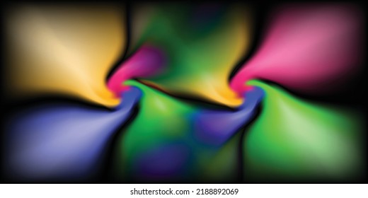 A beautiful postcard with bright multi-colored floral elements and balls on a black background. Festive elegant drawing. Template for paper, texture,wallpaper,background. Decorative element.
