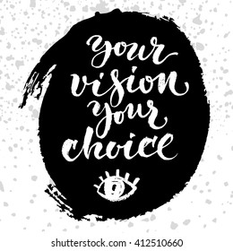 Beautiful poster with lettering for a beauty salon, a plastic surgeon's office, cosmetology center