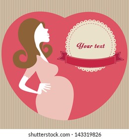 beautiful pregnant woman