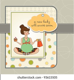 Beautiful pregnant woman