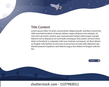 Beautiful presentation background with a space theme. ready to be used for presentations, landing pages, pitch decks, banners and others