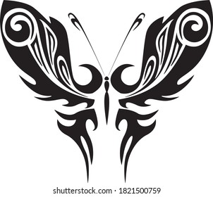 Beautiful and pretty vector butterfly icon