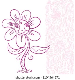 Beautiful princess. Vector illustration