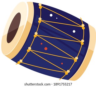 Beautiful Punjabi Festival Indian. Lohri Traditional Doodle Pattern. Happy Lohri.