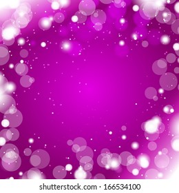Hermoso fondo de Navidad morado. Ilustración vectorial.