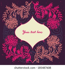 beautiful purple floral background