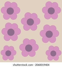 beautiful purple flower background with many flowers