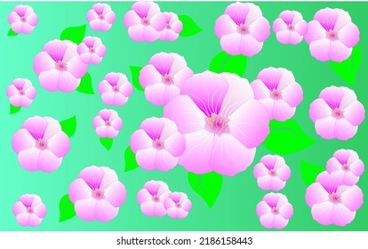 hermoso vector de fondo de flores púrpura