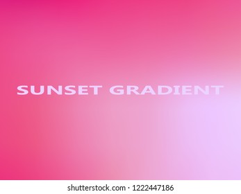 Beautiful purple gradient background. Magic pink mesh texture. Blurred sunrise or sunset gradient colors. Neon pinky and magenta light vector design