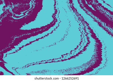Beautiful purple marble pattern. Art in color. Ebru- Turkish paper. Abstract art wallpaper. Acrylic painting. For trendy background, posters, cards and invitations. Vector.