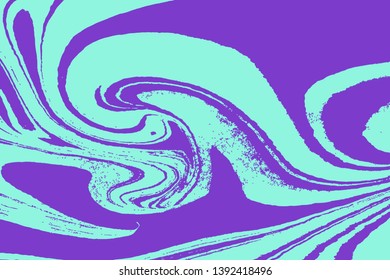 Beautiful purple marble pattern. Art in color. Ebru- Turkish paper. Abstract art wallpaper. Acrylic painting. For trendy background, posters, cards and invitations. Vector.