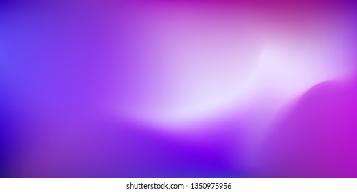 Beautiful purple and pink color gradient background. Abstract Blurred violet and white backdrop. Vector illustration for your graphic design, banner, poster, card
