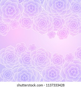 Beautiful purple pink rose flower background