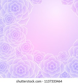 Beautiful purple pink rose flower background