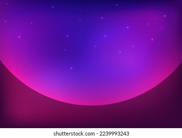hermosa imagen de fondo de planeta morado