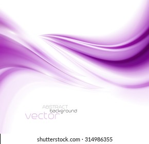 Beautiful Purple Satin. Drapery Background, Vector Illustration