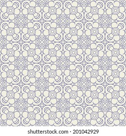 beautiful purple vintage pattern on a beige background. vector illustration