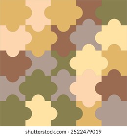 Un hermoso diseño de fondo con temática de rompecabezas.