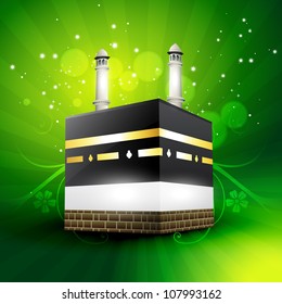 schönes Qaaba-Sharif, Vektorgrafik
