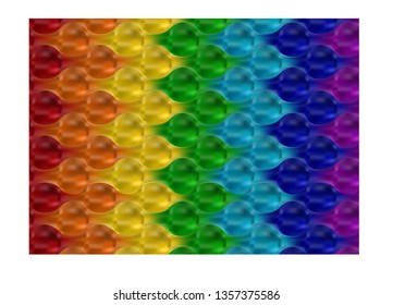 Beautiful rainbow background. Abstraction. Vector illustration.