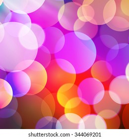 Beautiful rainbow bokeh background
