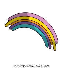 Beautiful rainbow cartoon