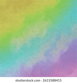 Beautiful rainbow colored watercolor element for sale banners, posters, labels, wallpaper, scrapbooking, birthday party decorations, invitations card, printing labels, greeting cards, 
 background